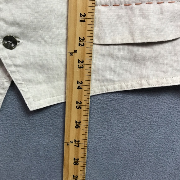 Island Inspiration Linen Vest Unisex Miami Style - Picture 6 of 10